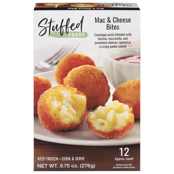 Stuffed Foods Mac & Cheese Bites