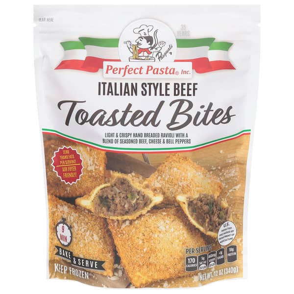 Perfect Pasta Inc. Toasted Bites, Italian Style Beef