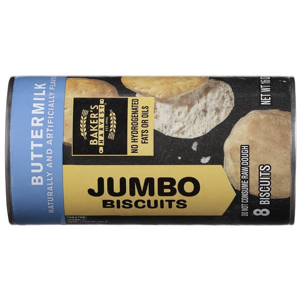 Bakers Harvest Buttermilk Jumbo Biscuits