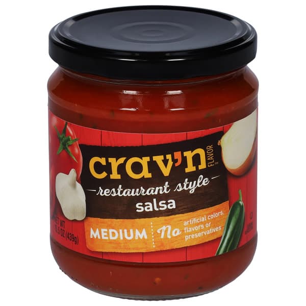 Crav'N Flavor Medium Restaurant Style Salsa