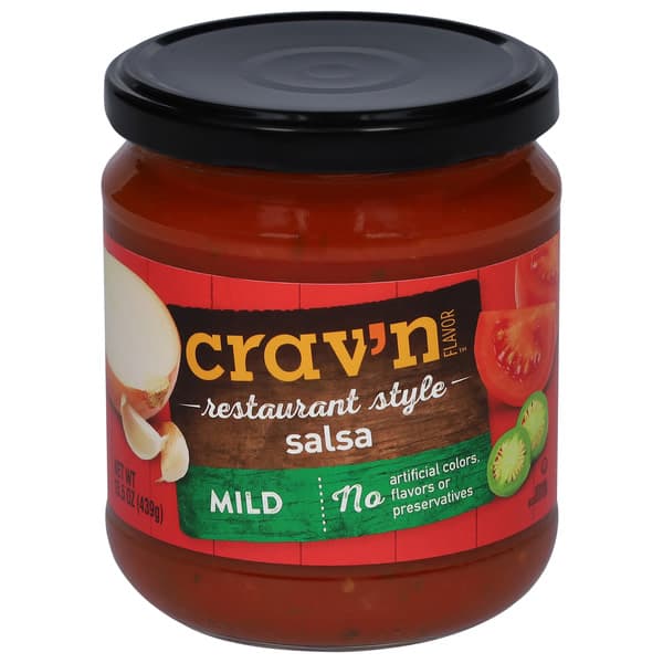 Crav'N Flavor Mild Restaurant Style Salsa