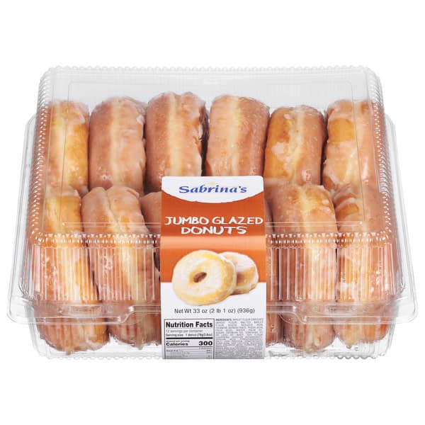 Sabrina'S Jumbo Glazed Donuts