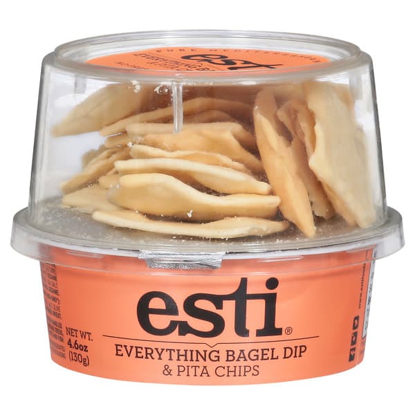 Esti Authentic Greek Everything Bagel Dip & Pita Chips
