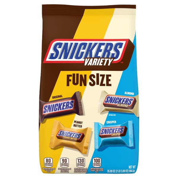 Snickers, Candy, Snickers Variety, Fun Size