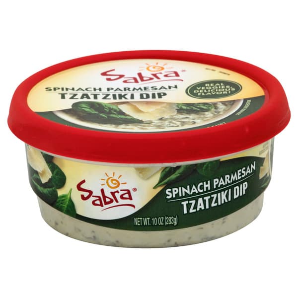 Sabra Dip Tzatziki Spinach Parmesan