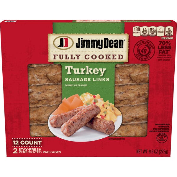 Is it Vegan? Jimmy Dean Fully Cooked Turkey Sausage Links