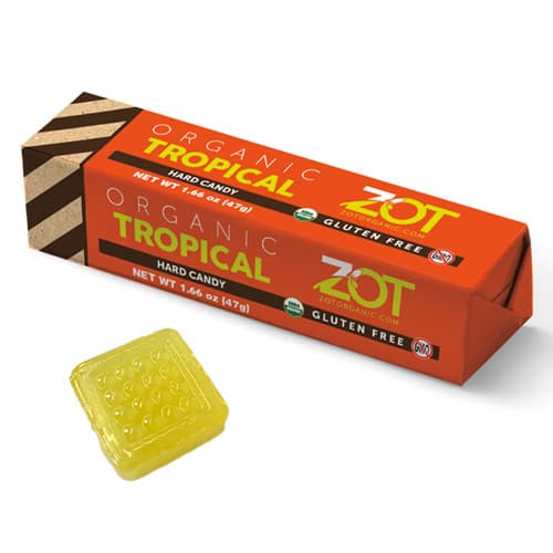 Zot Organic Tropical Fruits Hard Candy