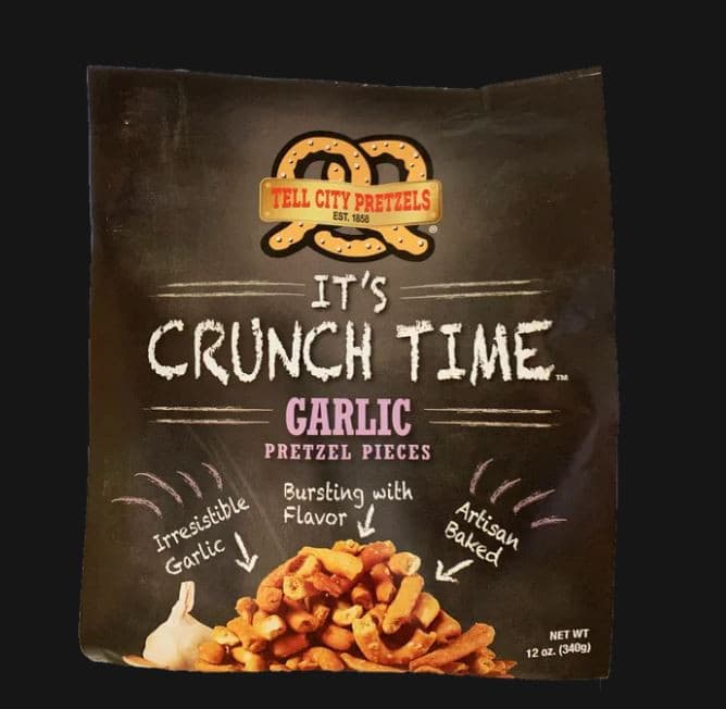 Tell City Pretzels It'S Crunch Time Garlic Pretzel