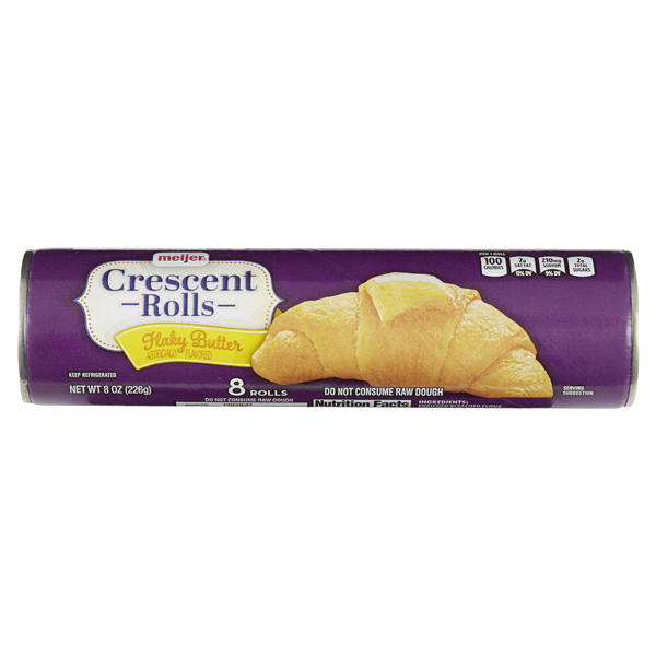 Meijer Flaky Butter Crescent Rolls
