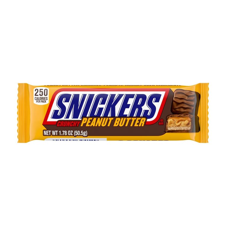 Snickers Bar, Peanut Butter, Crunchy