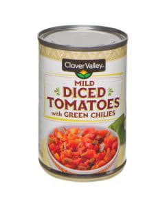 Vine Ripe Mild Diced Tomatoes & Green Chiles