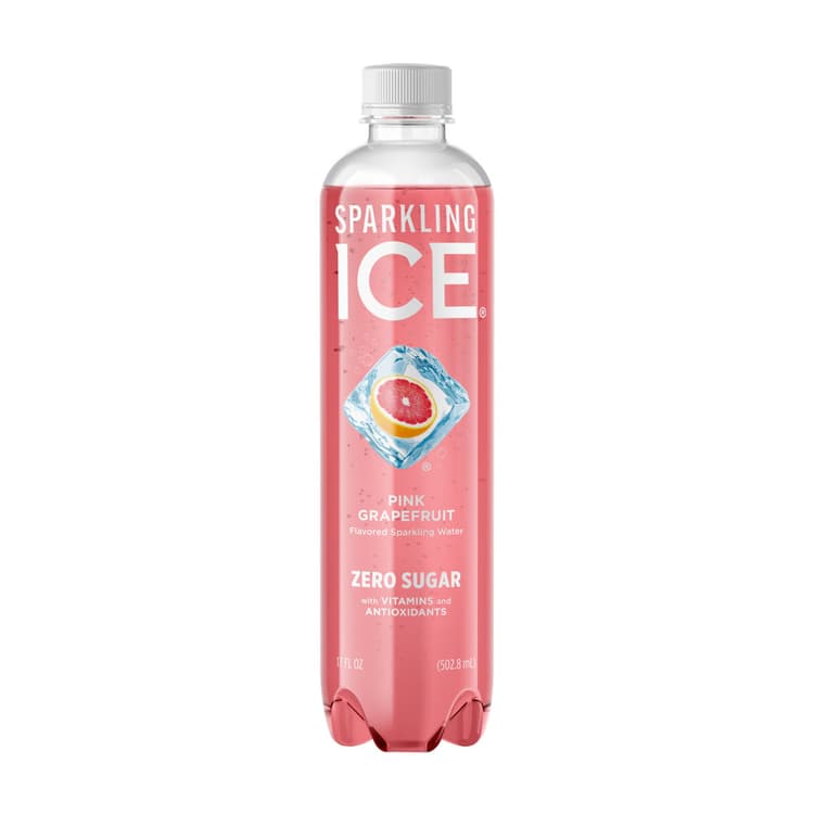Sparkling Ice Zero Sugar Pink Grapefruit Sparkling Water 12 - Oz Bottles
