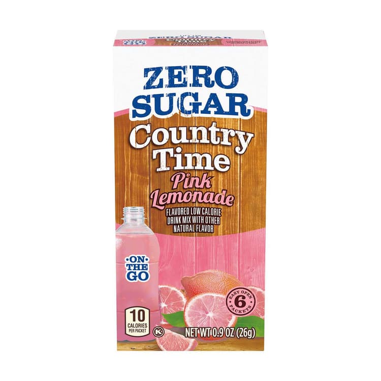 Country Time On-The-Go Zero Sugar Pink Lemonade Powdered Drink Mix