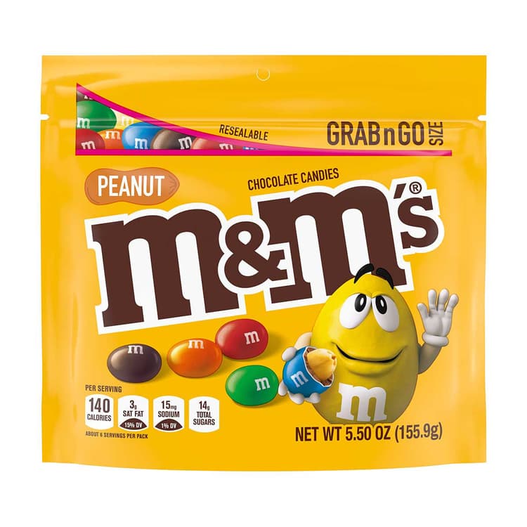 M&M'S - Peanut Grab N Go Pouch
