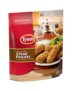 Tyson Fully Cooked Steak Fingers