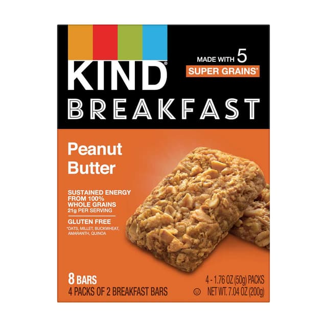 Is it Artificial Food Coloring Free? Kind Peanut Butter Breakfast Bar