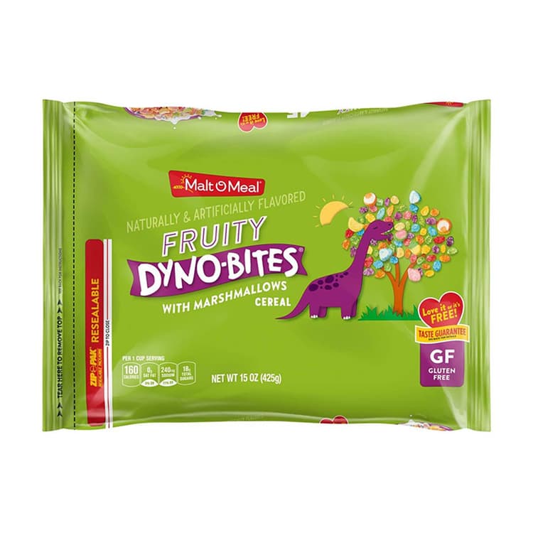Malt-O-Meal Fruity Dyno Bites With Marshmellow Cereal