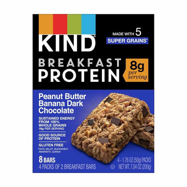 Is it Corn Free? Kind Breakfast Breakfast Bars Peanut Butter Banana Dark Chocolate