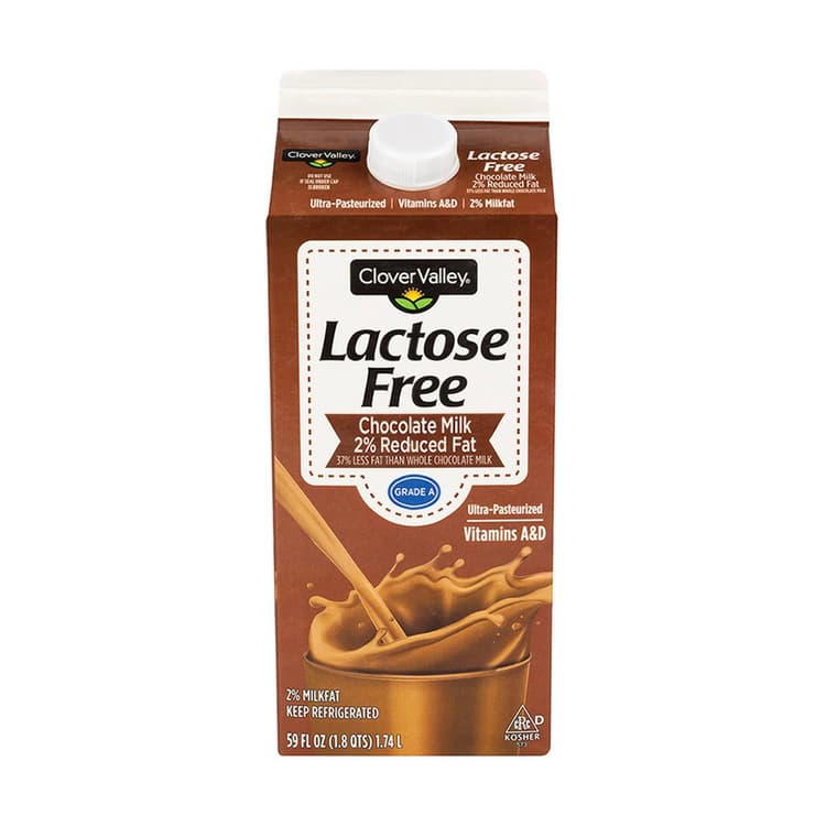 Clover Valley Lactose Free Chocolate Milk 2% Reduced Fat