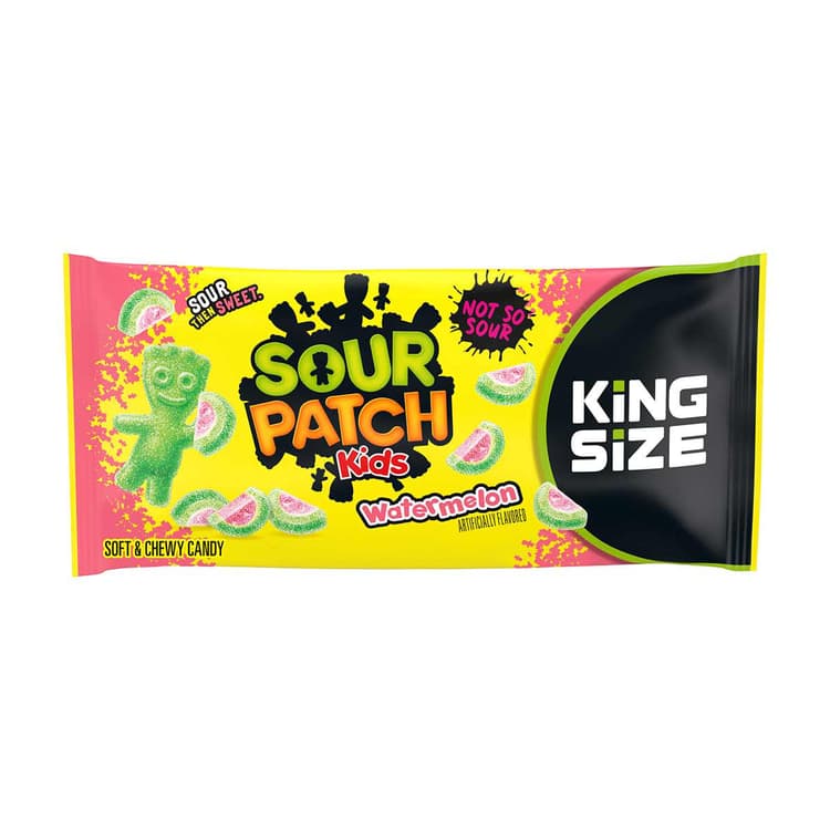 Sour Patch Kids Soft & Chewy Watermelon Candy King Size