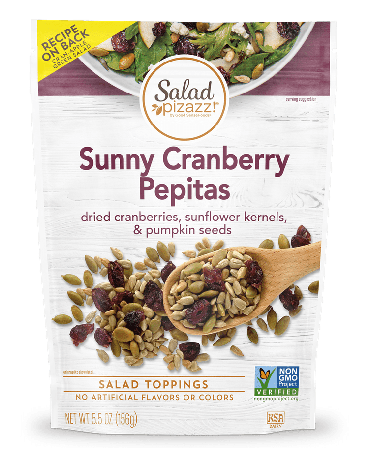 Salad Pizazz! Sunny Cranberry Pepitas Salad Toppings
