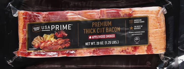Prairie Fresh Usa Prime Applewood Smoked Premium Thick Cut Bacon