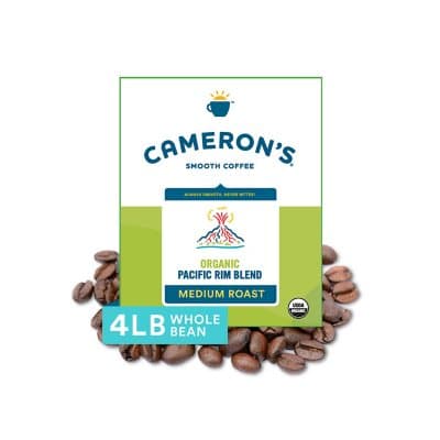 Cameron'S Organic Whole Bean Medium Roast Coffee, Pacific Rim