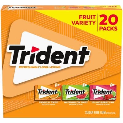 Trident Fruit Variety Pack Sugar-Free Gum