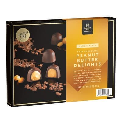 Member'S Mark Premium Dark Chocolate Peanut Butter Delights