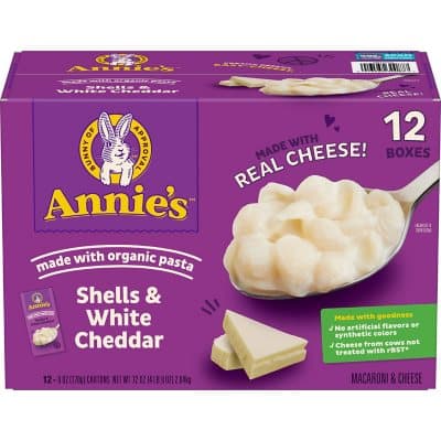 Annie'S Shells & White Cheddar Sauce