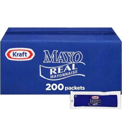 Kraft Real Mayo Mayonnaise Single Serve Pouches
