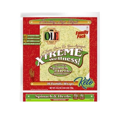 Ole Xtreme Wellness Spinach And Herbs Wrap