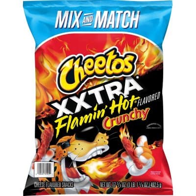 Cheetos Xxtra Flamin' Hot Cheese Snacks