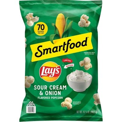 Smartfood Lay'S Sour Cream & Onion Flavored Popcorn Limited Edition