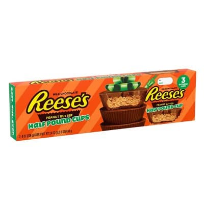 Reese'S Milk Chocolate Peanut Butter Half-Pound Cups, Christmas Candy Pack
