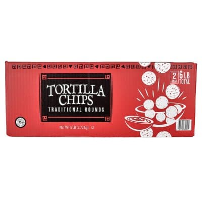 Round Yellow Tortilla Chips