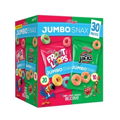 Kellogg'S Variety Jumbo Snax Cereal