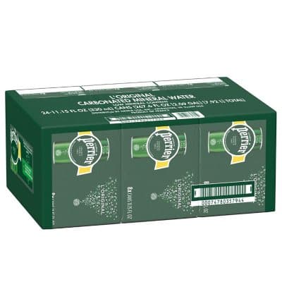 Perrier Sparkling Unflavored Mineral Water (