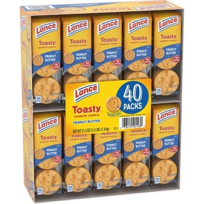 Lance Toasty Sandwich Crackers Peanut Butter