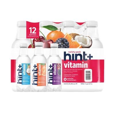 Hint+ Vitamin Flavored Water Variety Pack (
