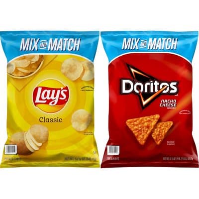 Lay'S Classic And Doritos Nacho Cheese Chips Bundle