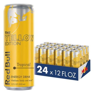 Red Bull Energy Drink Yellow Edition