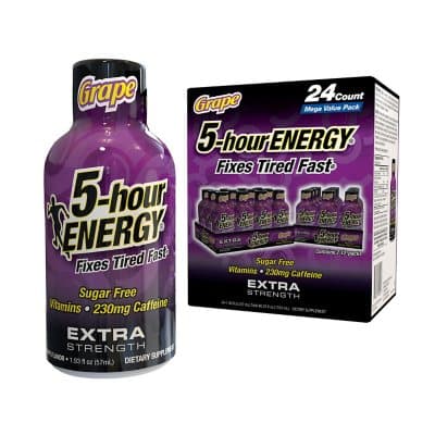 5 Hour Energy Extra Strength Grape