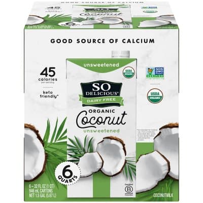 So Delicious Dairy Free Organic Coconut Milk Aseptic (