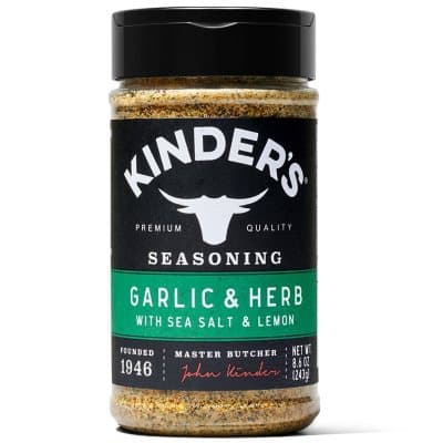 Kinder'S Garlic And Herb With Sea Salt And Lemon Seasoning