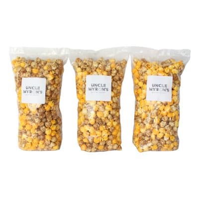 Uncle Myron'S Three Bag Mix, Caramel And Cheddar Cheese