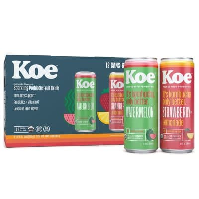 Koe Organic Kombucha Variety Pack (