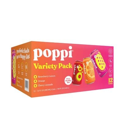 Poppi Prebiotic Soda Variety Pack (