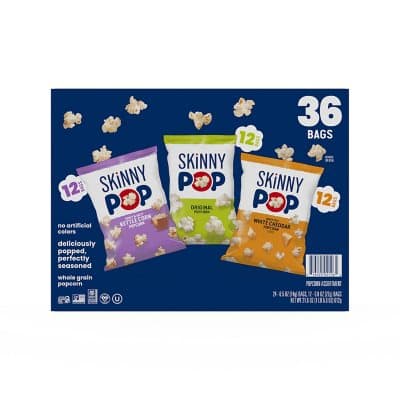 Skinnypop Popcorn Variety Snack Pack Bags