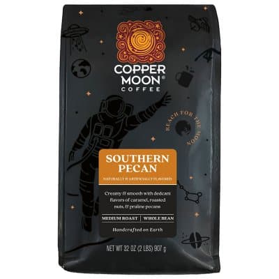 Copper Moon Medium Roast Whole Bean Coffee, Southern Pecan